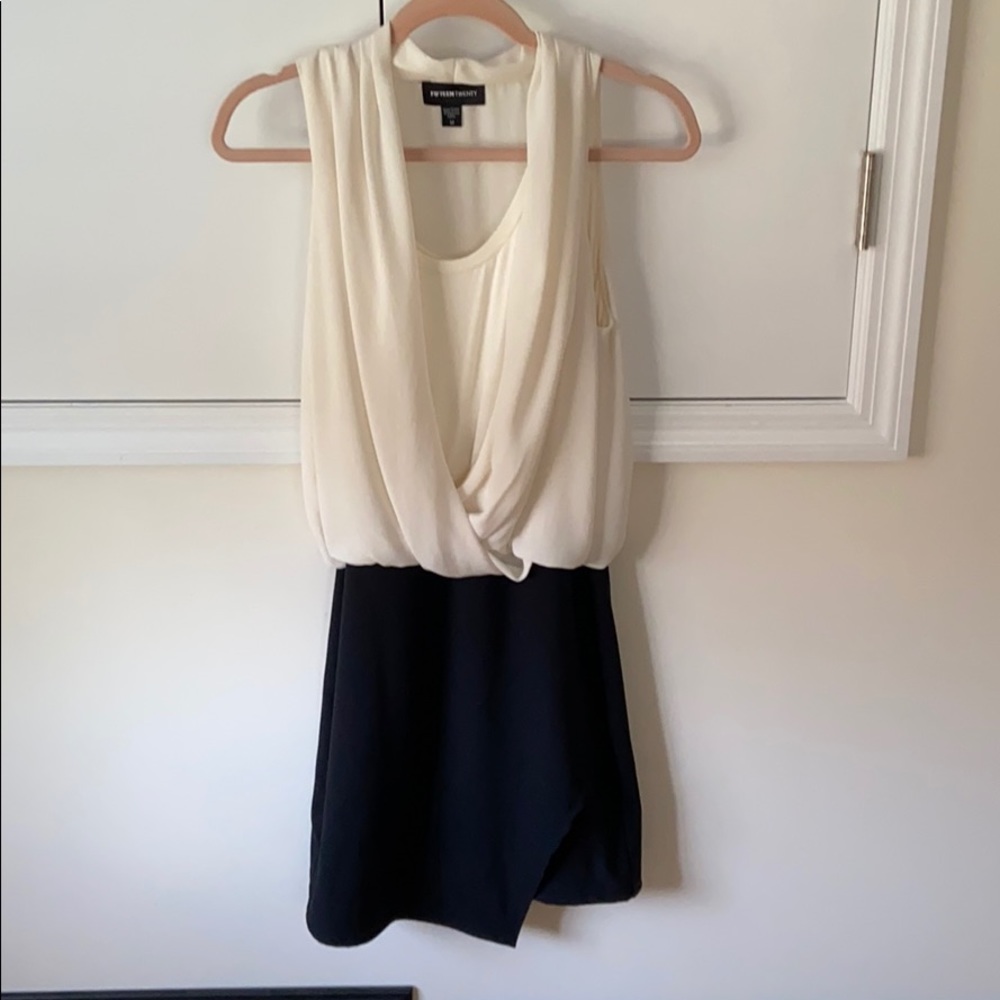 Fifteen Twenty Black and White Cocktail Dress